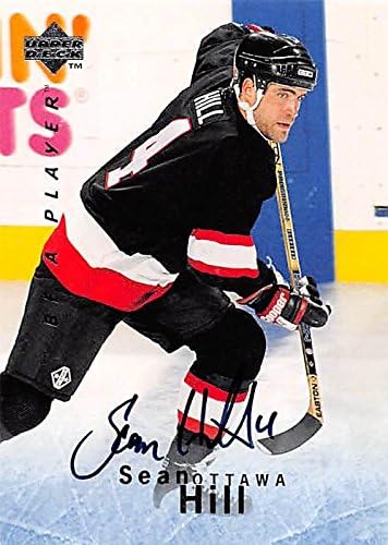 Sports Memorabilia Autograph Warehouse 249001 Sean Hill Autographed Hockey Card - Ottawa Senators 1996 Upper Deck BAP - No. S74