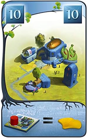 Ginkgopolis Board Game | Competitive Worker Placement Strategy Game for Adults and Kids | Ages 10+ | 1-5 Players | Average Playtime 45 Minutes | Made by Pearl Games