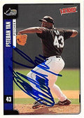 Sports Memorabilia Autograph Warehouse 247674 Esteban Yan Autographed Baseball Card - Tampa Rays 2001 Upper Deck Victory - No. 65