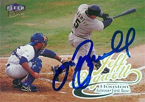 Sports Memorabilia Autograph Warehouse 302022 1999 Fleer Ultra Jeff Bagwell Autographed No.207 Baseball Card - Houston Astros