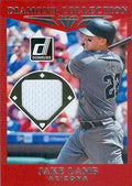 Sports Memorabilia Autograph Warehouse 343315 Jake Lamb Player Worn Jersey Patch Baseball Card - Arizona Diamondbacks 2017 Donruss Diamond Collection No. DC-JL