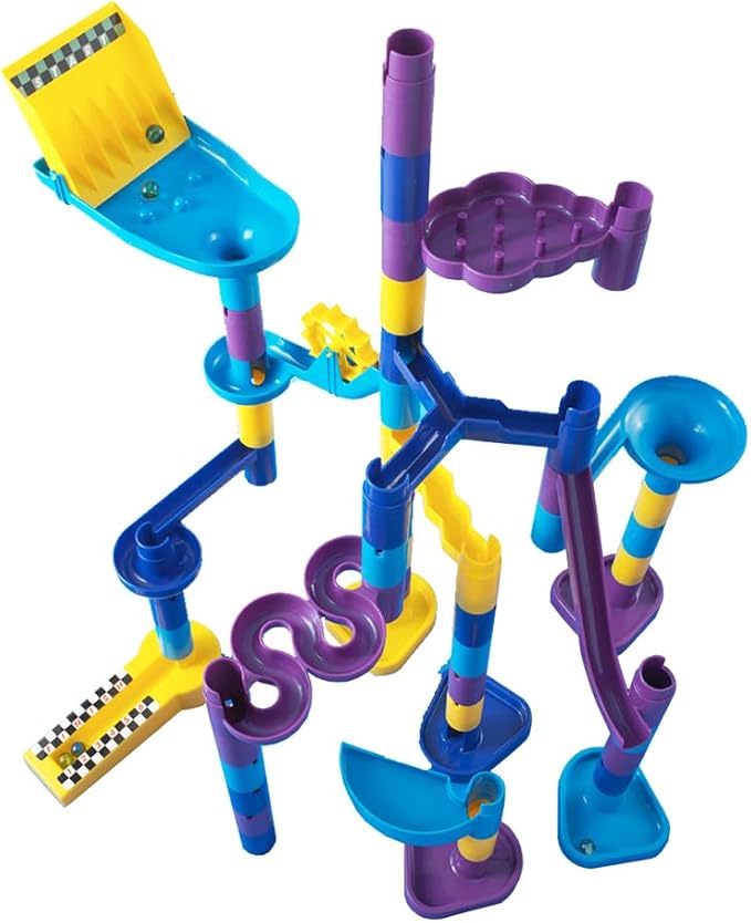 Discovery Toys MARBLEWORKS Marble Run Starter | Kid-Powered Learning | STEM Educational Building Block Toy Learning &amp Childhood Development 5 Years Old and Up
