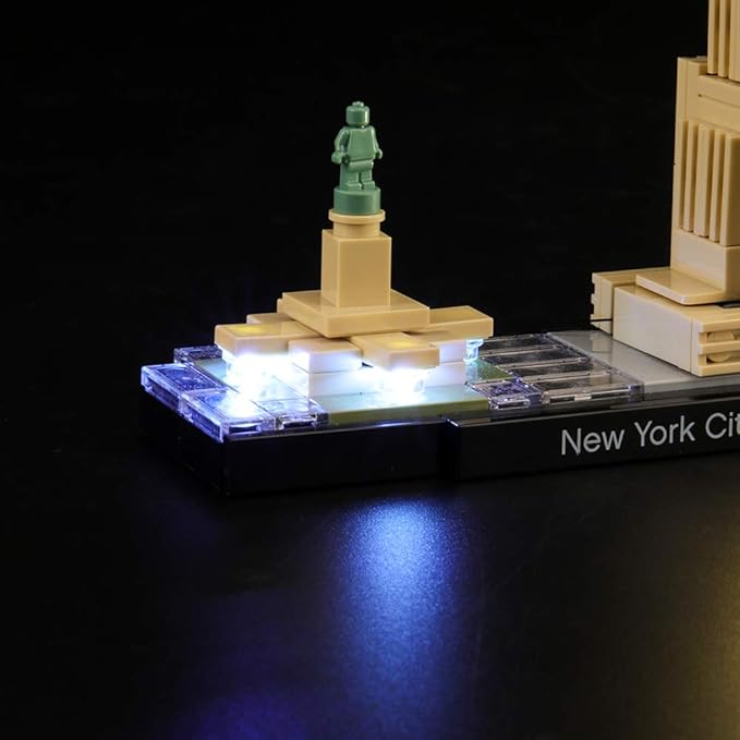 Lightailing Light Set for (Architecture New York City) Building Blocks Model - Led Light kit Compatible with Lego 21028(NOT Included The Model)