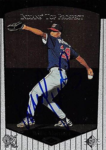 Sports Memorabilia Autograph Warehouse 244715 Willie Martinez Autographed Baseball Card - Cleveland Indians FT 1997 Upper Deck Top Prospect - No. 48 Rookie