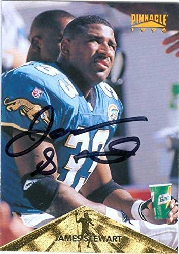 Autograph Warehouse 32158 James Stewart Autographed Football Card Jacksonville Jaguars