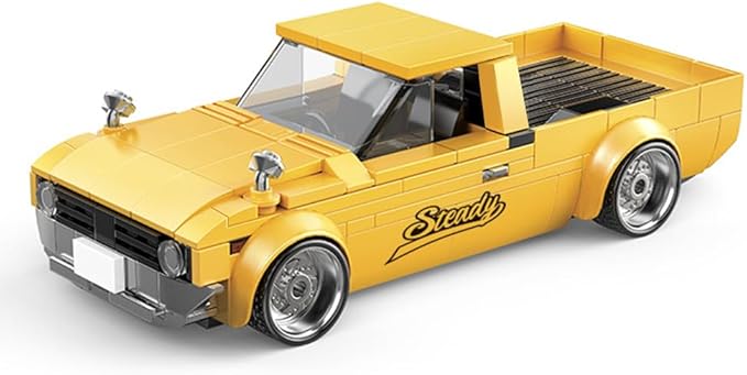 PB8842 1:32 Freedom Cruiser Pickup Truck Buliding Blocks Set 324 Pieces Car Scale Model Toy with Display Container Clamping Blocks STEM Gift for Adults