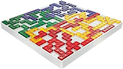Blokus Strategy Board Game Bundle with Mr Dice Drawstring Bag