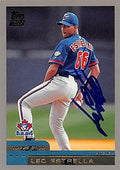 Sports Memorabilia Autograph Warehouse 301873 2000 Topps Leo Estrella Autographed No.T56 Baseball Card - Toronto Blue Jays FT
