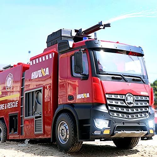 TOUCAN RC HOBBY HUINA 1/14 RC 2.4G 562 Box Water Sprayable Fire Truck Car Model Gift Battery for Ages 14+