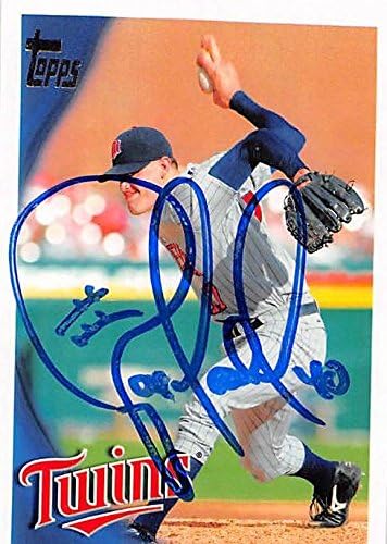 Sports Memorabilia Autograph Warehouse 246371 Pat Neshek Autographed Baseball Card - Minnesota Twins 2009 Topps - No. 273