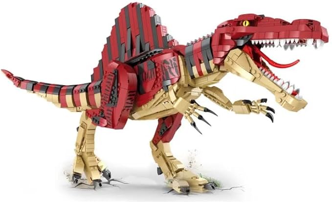 Spinosaurus Building Block of Dinosaur Series Building Bricks for Boys 2000Pcs+ Big Model C0449 Ages 15 and Up - with Original Box