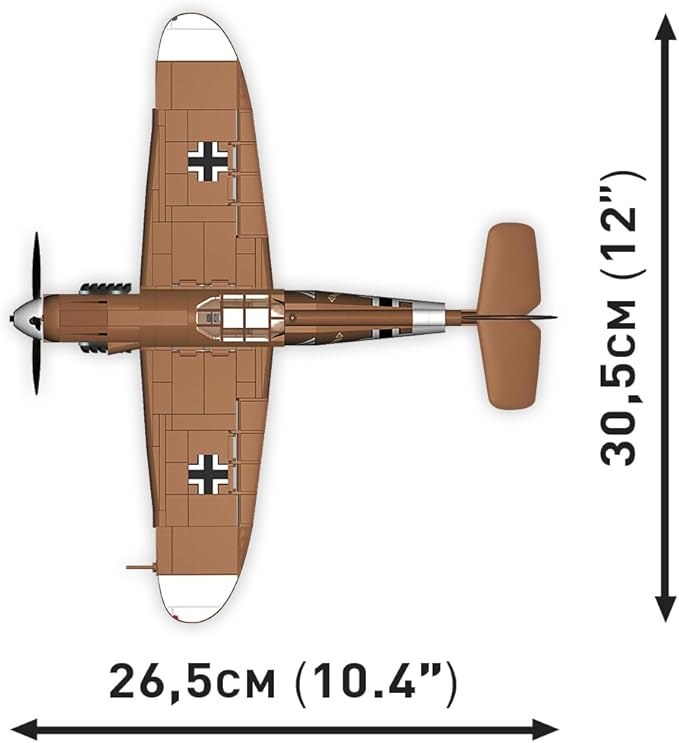 COBI Historical Collection WWII Messerschmitt BF 109 G Plane