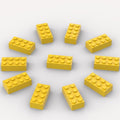 500 Piece Bulk 2x4 Building Bricks Compatible with Lego Yellow Bricks