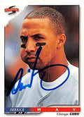 Autograph Warehouse 245982 Derrick May Autographed Baseball Card - Chicago Cubs 1996 Score - No. 476