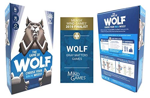 Gray Matters Games | The Game of Wolf and Expansion Pack Bundle | Trivia Game for Friends Families and Teens
