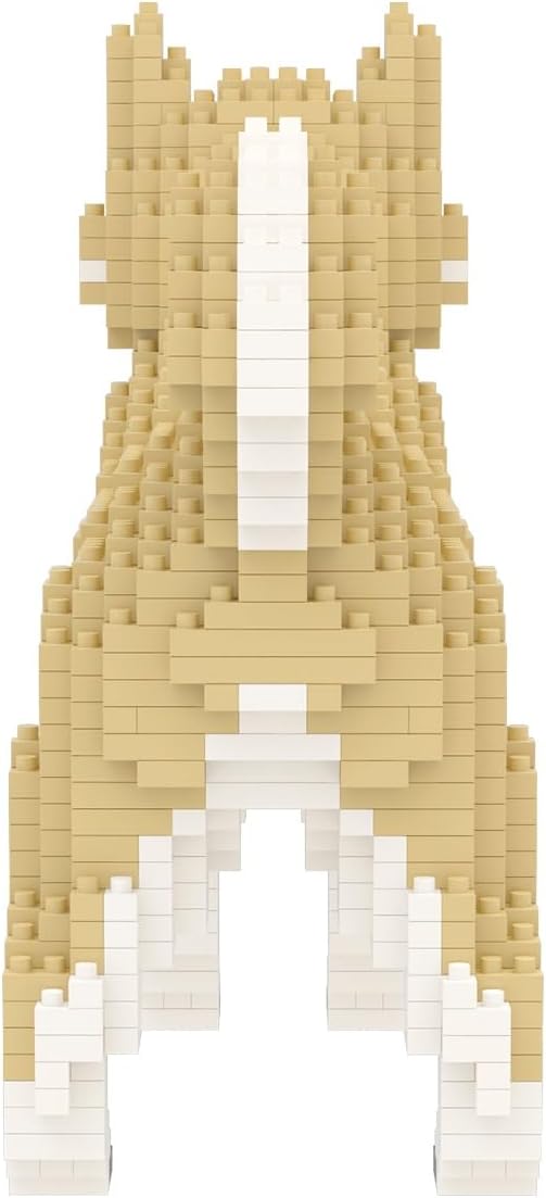 Larcele Micro Dog Building Blocks Mini Pet Building Toy Bricks 814 Pieces KLJM-02(Female Shiba Inu)