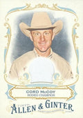 Sports Memorabilia Cord McCoy player worn jersey patch hockey card (Rodeo Champion) 2016 Topps Allen &amp Ginters #FSRACMC - Unsigned Hockey Cards