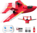 RC Water PlaneRC Airplane for Water Land and Air Remote Control Airplane Flying Fighter Toys2.4GHz 6-axis Gyro Stabilizer RTF Glider Aircraft Jet for Kids Adults Beginners Boys (Red)