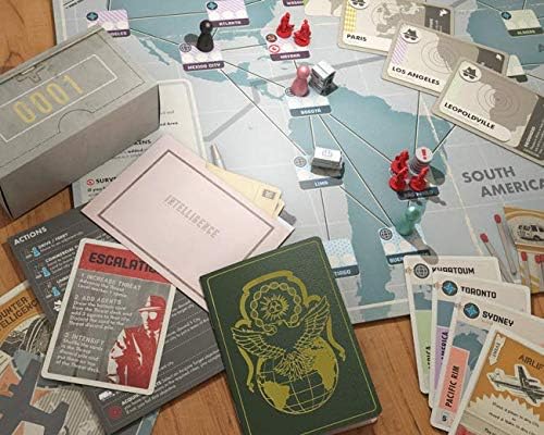 Pandemic Legacy Season 0 Board Game - Uncover Cold War Secrets and Save Humanity! Cooperative Strategy Game for Family Game Night Ages 14+ 2-4 Players 60 Minute Playtime Made by Z-Man Games