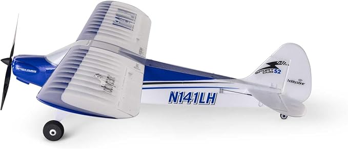 HobbyZone RC Airplane Sport Cub S 2 615mm RTF Everything Needed to Fly is Included/Safe Technology HBZ444000White/Blue