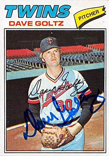 Sports Memorabilia Autograph Warehouse 302049 1977 Dave Goltz Autographed No.321 Baseball Card - Minnesota Twins