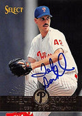 Sports Memorabilia Autograph Warehouse 244698 Toby Borland Autographed Baseball Card - Philadelphia Phillies FT 1995 Pinnacle Select Rookie - No. 214