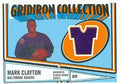 Sports Memorabilia Autograph Warehouse 344990 Mark Clayton Player Worn Jersey Patch Football Card - Baltimore Ravens 2005 Topps Gridiron Collection No. GCRMC Rookie