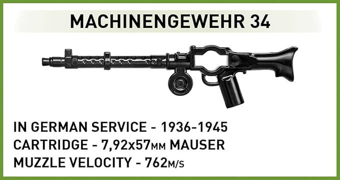 COBI Historical Collection WWII Sd.Kfz. 124 Wespe Tank Building Set 855 Pieces