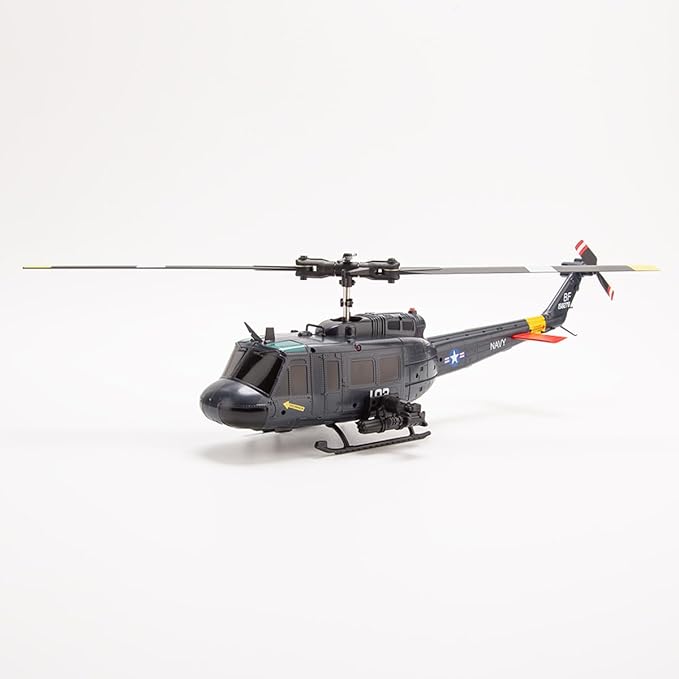 C032 UH-1 Huey RC Helicopter for Adults 1/48 Scale 2.4G 6CH Flybarless Remote Control Military Helicopter 3D Stunt Flight &amp High-Precision RC Airplane for Beginners