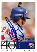 Sports Memorabilia Autograph Warehouse 244978 Brad Wilkerson Autographed Baseball Card - Montreal Expos FT 2003 Upper Deck Fortyman - No. 549