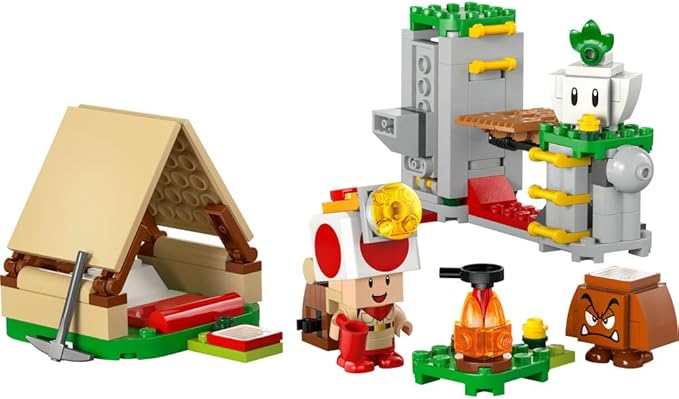 Lego 72040 Super Mario Captain Toad Camping Toy Toy Birthday Present Block Educational Boys Girls Children 6 Years 7 Years 8 Years 9 Years Mario Goods Game