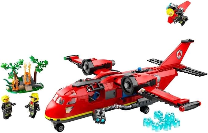 LEGO 60413 City Löschflugzeug 3 Minifiguren 2 Löschkanonen Waldbrandkulisse