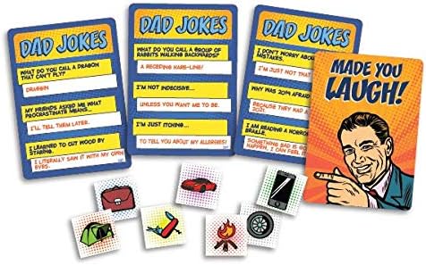 Dad Joke Face - Off 2nd Edition - Keep a Straight Face in This Hilarious Party Game Family Fun Games Party Games for Adults Laughter Therapy