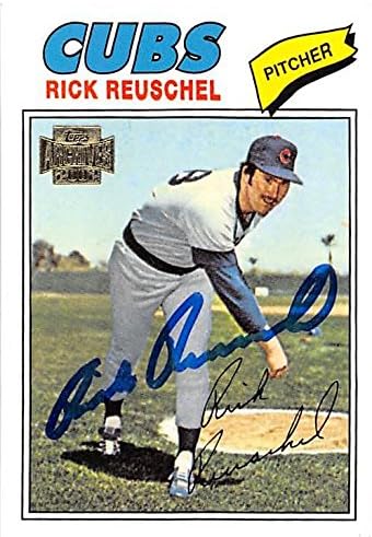 Sports Memorabilia Autograph Warehouse 248524 Rick Reuschel Autographed Baseball Card - Chicago Cubs 2002 Topps Archives - No. 27