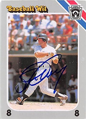 Autograph Warehouse 302113 1989 IMP Little League Wit Steve Garvey Autographed No.26 Baseball card - San Diego Padres