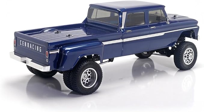 Helidirect CEN Racing Sicario 1/10 RTR 4WD Custom Dually RC Truck DL-Series - Remote Control Car for Adults Waterproof and All Terrain Capabilities - 1/10 Scale RTR (Blue Galaxy)