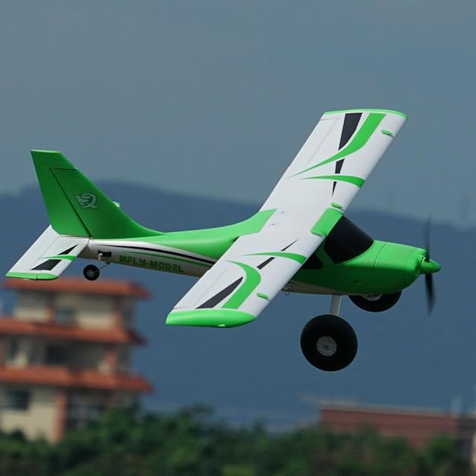 GlaStar V2 Green 1233mm(48.5'') RC Aircraft RC Trainer for Beginner (Transmitter Receiver and Battery not Included)