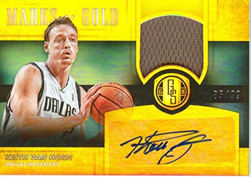 2015 Panini Gold Standard Authentic Keith Van Horn Autograph Gold Card