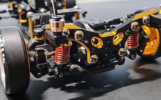 Helidirect Atomic DRZ3 MS RWD Drift Chassis Kit (No Electronic) - Remote Control Car 1/28 RC Drift Car Assemble Kit Without Electronics and Wheels
