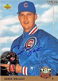 Sports Memorabilia Autograph Warehouse 248627 Derek Wallace Autographed Baseball Card - Chicago Cubs 1993 Upper Deck - No. 429