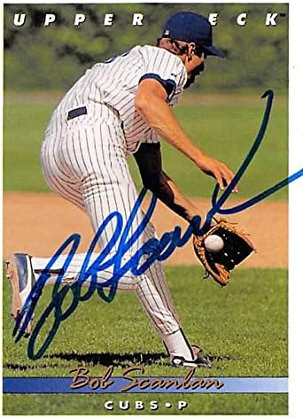 Sports Memorabilia Autograph Warehouse 248495 Bob Scanlan Autographed Baseball Card - Chicago Cubs 1993 Upper Deck - No. 617