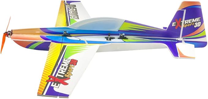 Viloga RC Plane Kit PP Foam Airplane 710mm Wingspan Xtreme Sports Airplane Model Kit to Build DIY 3D Aerobatic Airplane for Adults Outdoor Fly (KIT Only Not Including TX&ampRX and Power System)