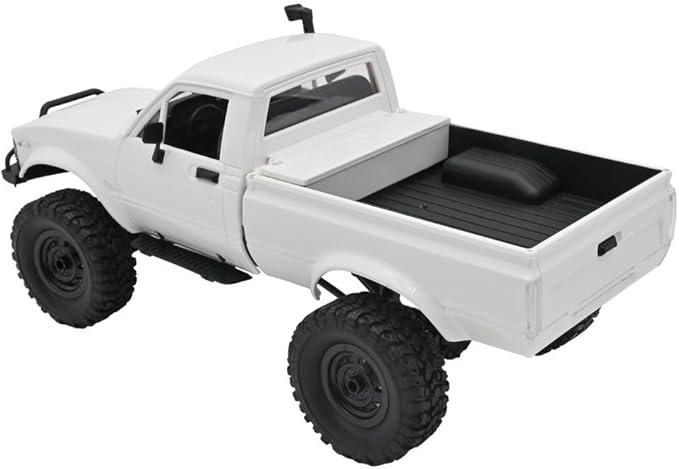 C24-1 RC Rock Crawler RC Truck 4x4 1/16 Scale RC Crawler Off Road Remote Control Pickup 2.4G All Terrain RTR with Proportional Throttle Steering Led Light Adult