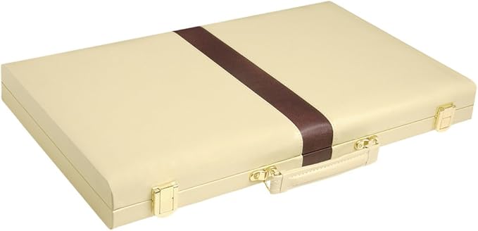 Deluxe Backgammon Set - Camel - 15x10