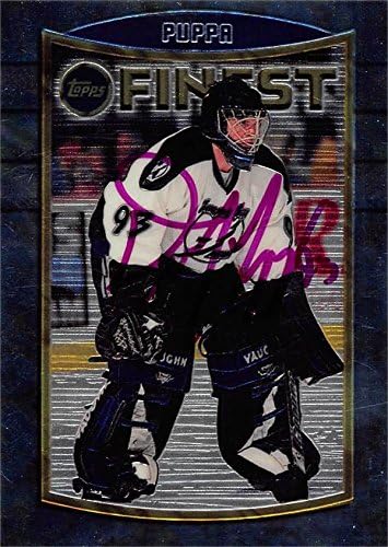 Autograph Warehouse 466186 Daren Puppa Autographed Hockey Card44 1995 Topps Finest No. 53