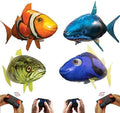 Air Swimmers AquAIRium 4-Pack: Flying Shark Clownfish Regal Tang and Bass Fish