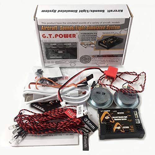 STARC GT Power Aircraft Simulated Sounds Light System V1 for RC Airplane Remote Control Helicopter