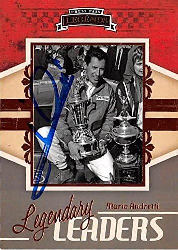 Sports Memorabilia Autograph Warehouse 291256 2011 Mario Andretti Autographed Trading Card - Nascar Racer Hall of Fame