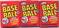 Lot of 3 1982 Fleer Baseball Wax Packs (45 Cards Total) Possible Cal Ripken Jr. Rookie Card