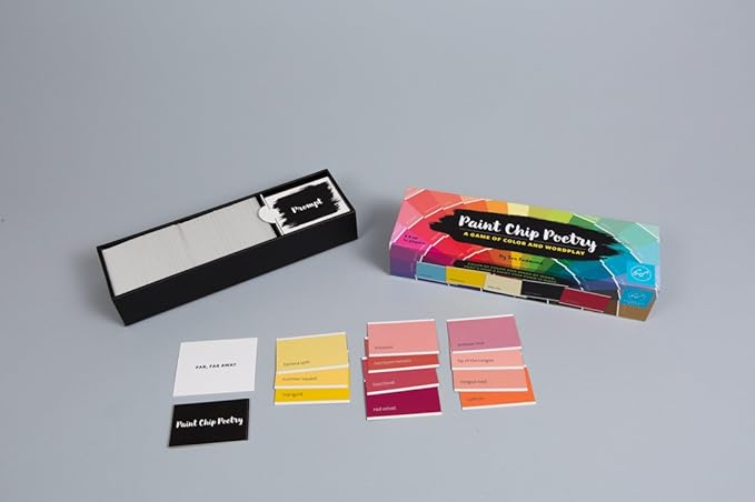 Paint Chip Poetry: A Game of Color and Wordplay (Poetry Game Unique Poem Gift for Teachers)